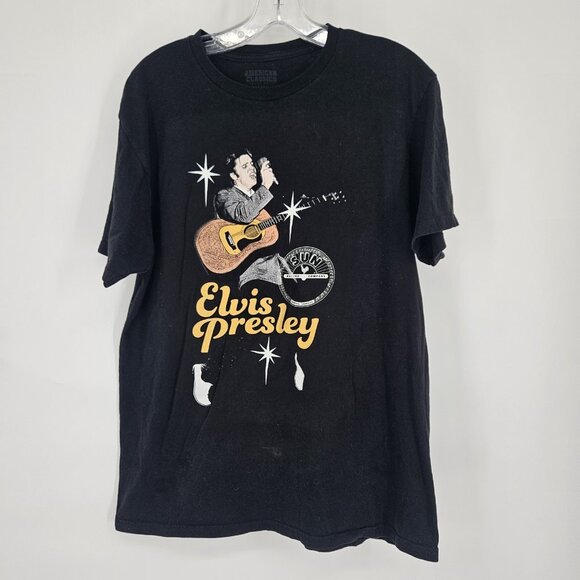 Elvis Presley Shirt Mens Large Sun Records Graphic Music Rock Tee 2022 Classic - Picture 2 of 7